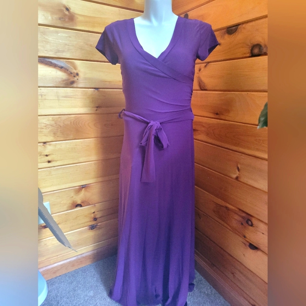 ⏳️💰Ella Samani Size Large Faux Wrap Dress With Belt NWT